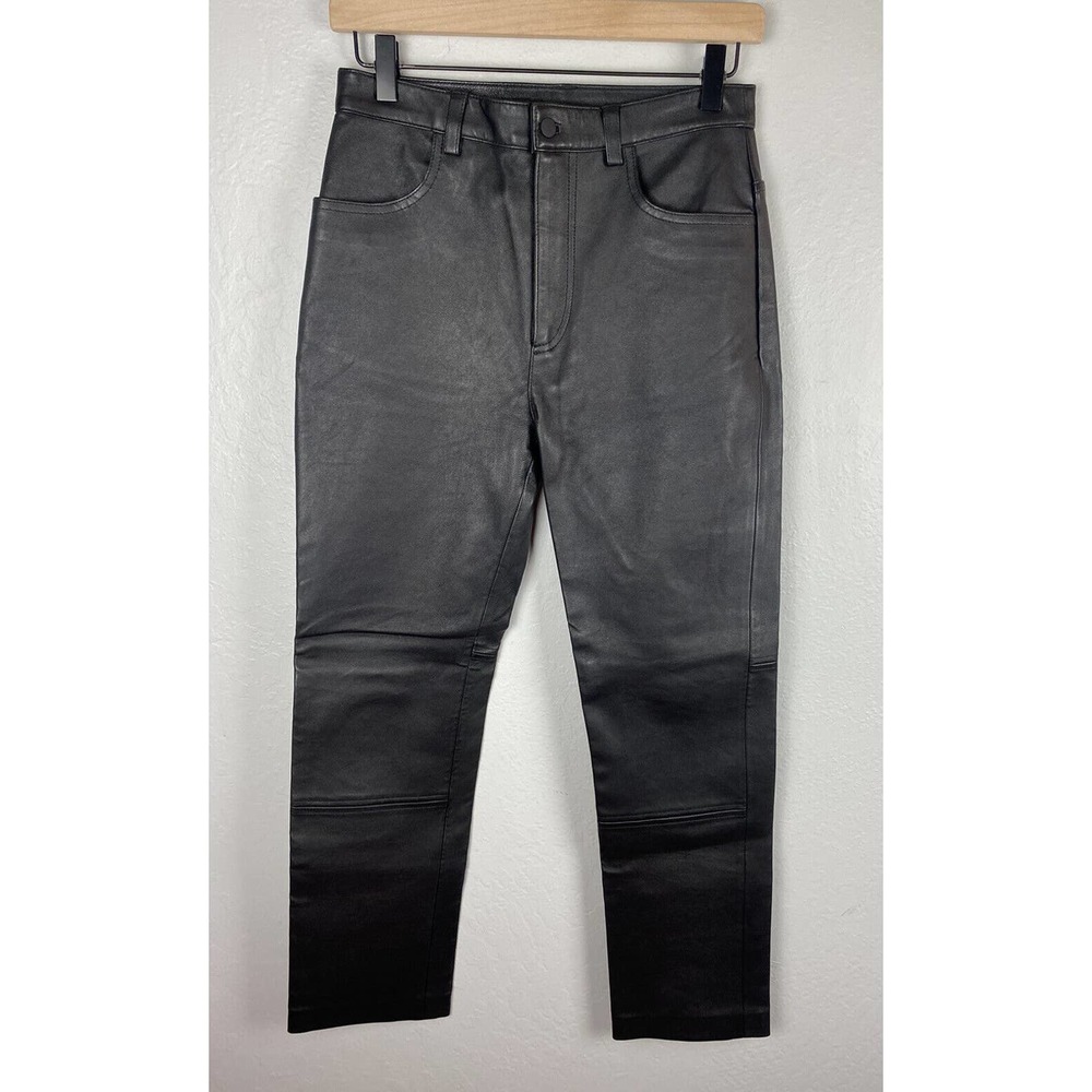 Stockholm Atelier & Other Stories NAPPA Leather Pants Trousers Size US 8